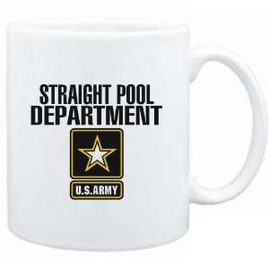 Mug White  Straight Pool DEPARTMENT / U.S. ARMY  Sports  