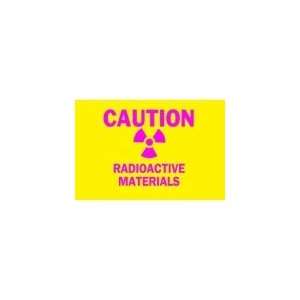 BRADY 25284 Sign, 7X10,Radioactive Symbol  Industrial 