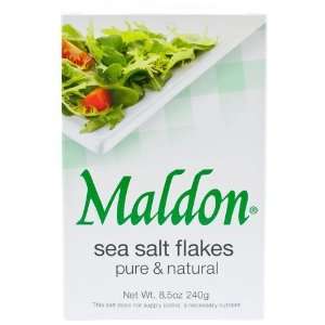 Sea Salt Flakes   1 box, 8.5 oz  Grocery & Gourmet Food