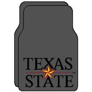 Set of 2 Texas State University Auto/Truck Floor Mats 