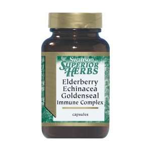  Elderberry Echinacea Goldenseal Complex 120 Caps Health 