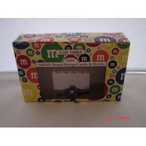  M&Ms Brand Recipe Cards & Holder New with box Kitchen 