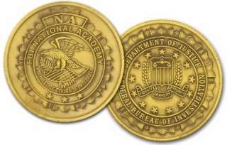   Investigations FBI NA National Academy Police Challenge Coin  