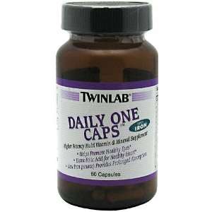  Twin Laboratories Daily One Caps with Iron, 60 capsules 