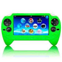 SILICONE RUBBER CASE FOR SONY PSP VITA   GREEN  