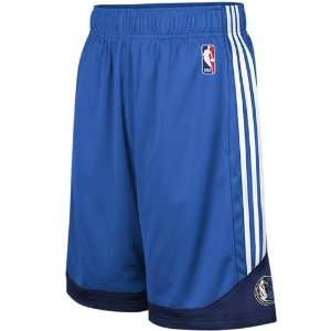 adidas Dallas Mavericks Royal Blue Pre Game Mesh Basketball Shorts