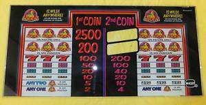 LUCKY DUCK 2 COIN ~ IGT TOP SLOT MACHINE GLASS  
