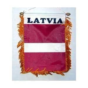  Latvia   Window Hanging Flags Automotive