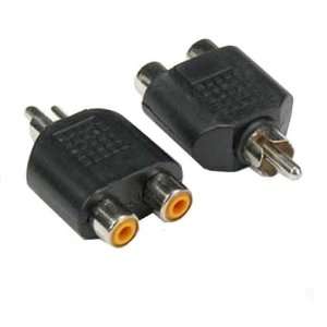  SF Cable, RCA Plug to 2 x RCA Jack Adapter Electronics