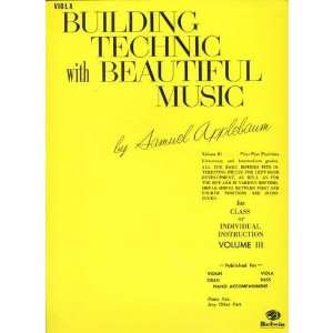  Building Technic With Beautiful Music, Book III Book Viola 