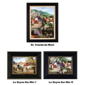   Claude du Mont, La Seyne Sur Mer I & II Framed Artwork