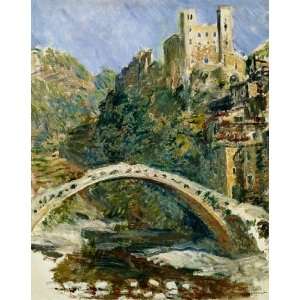  Claude Monet: The Castle of Dolceacqua : Art Reproduction 