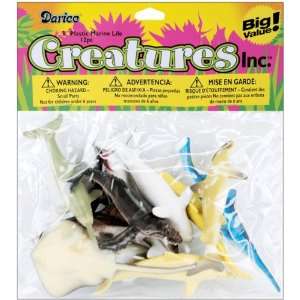    Creatures Inc Plastic Creatures Marine Life 12/Pkg