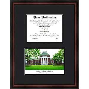  Delaware Fightin Blue Hens Diplomate Lithograph Diploma 