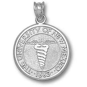   University of New Mexico Medical Seal Pendant (Silver) Sports