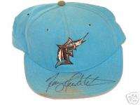 TERRY PENDLETON GAME USED AUTO FLORIDA MARLINS HAT  