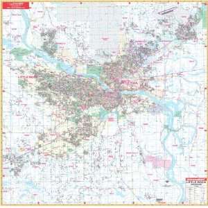  Universal Map 762555386 Little Rock AR Wall Map 4th 