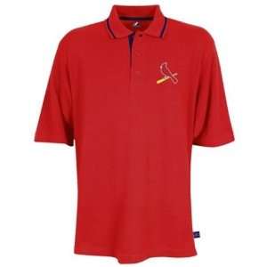  Mens St. Louis Cardinals Red Coaches Choice Polo: Sports 