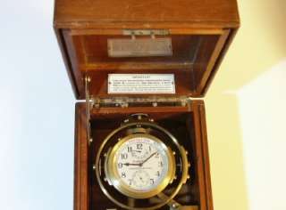 Hamilton Model 22 Chronometer Clock, c.1942  