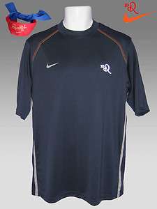 New Nike RONALDINHO 10R Football Training Shirt Navy Blue Medium 