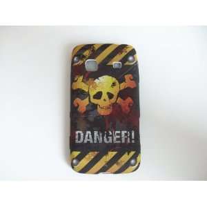 Sam sung M820 Danger Yellow Skull with Blood and Attention Sign Black 
