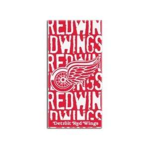  Detroit Red Wings Beach Towel   30X60