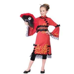   : China Doll Girl Kids Halloween Costume sz Medium 8 10: Toys & Games