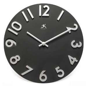  Harmonious Time   Black   Infinity Contemporary Wall Clock 