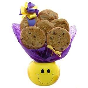 Gourmet Cookie Bouquet in a Smiley Face Grocery & Gourmet Food