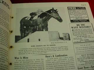 1940s Horse RACE REVIEW Green Sheet GULFSTREAM Sunshine  