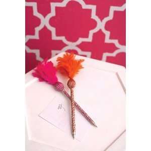   Company   Summer Color Feather Pen Pink or Orange 