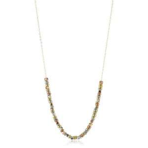    Vanessa Mooney Classic Mixed Metal Slider Necklace: Jewelry