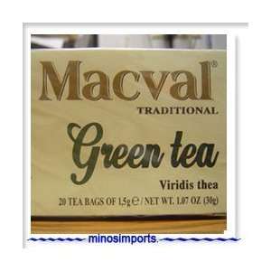 Macval Green Tea 20bags 30g Serbian Grocery & Gourmet Food