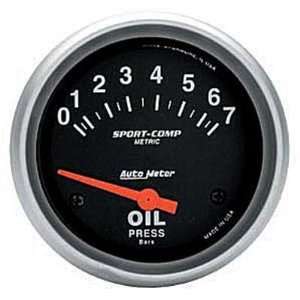  Auto Meter Sport Comp Oil Pressure Gauge   3522 M 