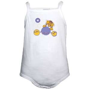   LSU Tigers White Infant Bubble One Piece Tank Top: Sports & Outdoors