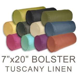 Pillow Decor   Tuscany Linen 7x20 Bolster Pillows 