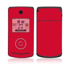  LG Chocolate 3 (VX8560) Skin Decal Sticker   Simply Red 
