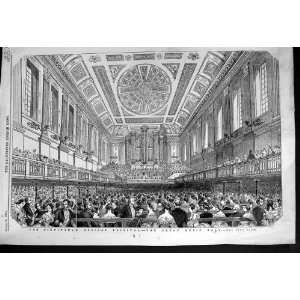 1846 BIRMINGHAM MUSICAL FESTIVAL GREAT MUSIC HALL 