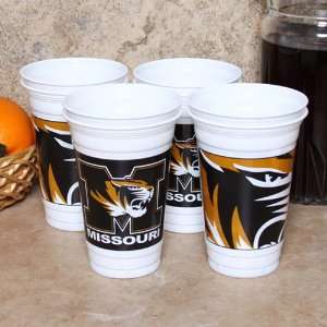  Missouri Tigers 8 Pack 20oz. Plastic Cups Sports 