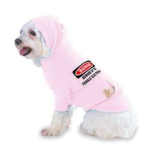 THE FEMALE ELECTRICIAN Hooded (Hoody) T Shirt with pocket for your Dog 