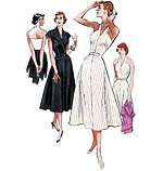   Retro 47 EASY 8 24 Fitted Unlined Jacket, Halter Dress Pattern  