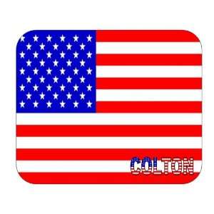  US Flag   Colton, California (CA) Mouse Pad Everything 