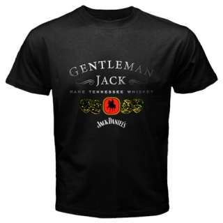 Gentleman Jack Single Malt Scotch Whisky Whiskey Black T Shirt  