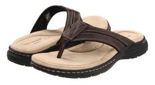 DOCKERS Mens Cool & Comfortable Brown Leather Sandals, 5 Styles 