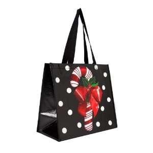   Shopping Tote Candy Cane With Bow By The Each Arts, Crafts & Sewing
