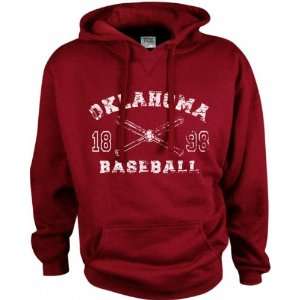  Oklahoma Sooners Legacy Baseball Hooded Sweatshirt Sports 