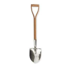  Stainless Steel Oak Handled Digging Shovel: Patio, Lawn 