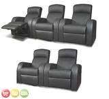 Home Theater Seating Individual Chairs Leather Seats  