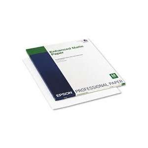 Epson® Enhanced Matte Inkjet Presentation Paper, White, 17 x 22, 50 