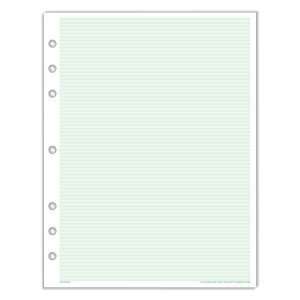  Day Timer Folio Green Grid Computer Paper   Pack of 200 